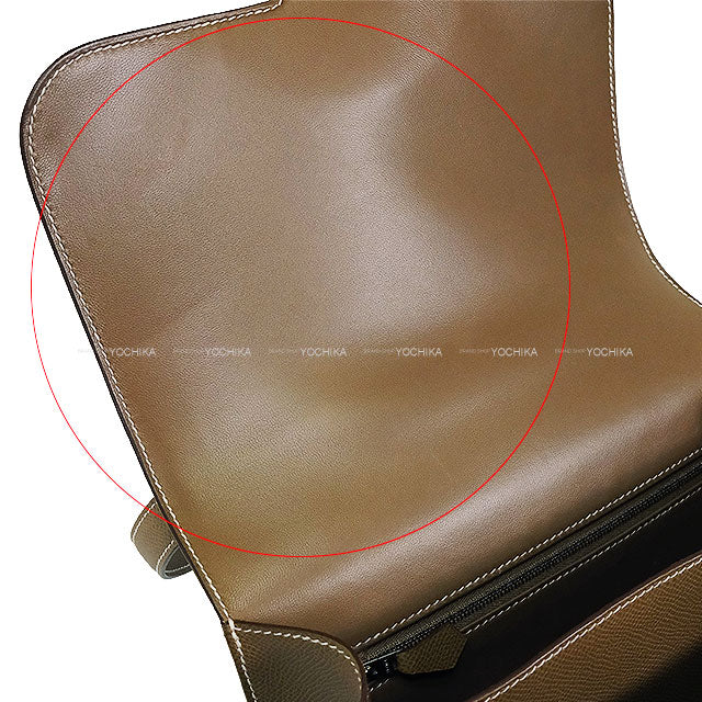 [Pre-loved] HERMES Shoulder bag Constance 3 24 MM Etoupe Veau Epsom Silver HW Stamp Y[USED SA][Authentic]