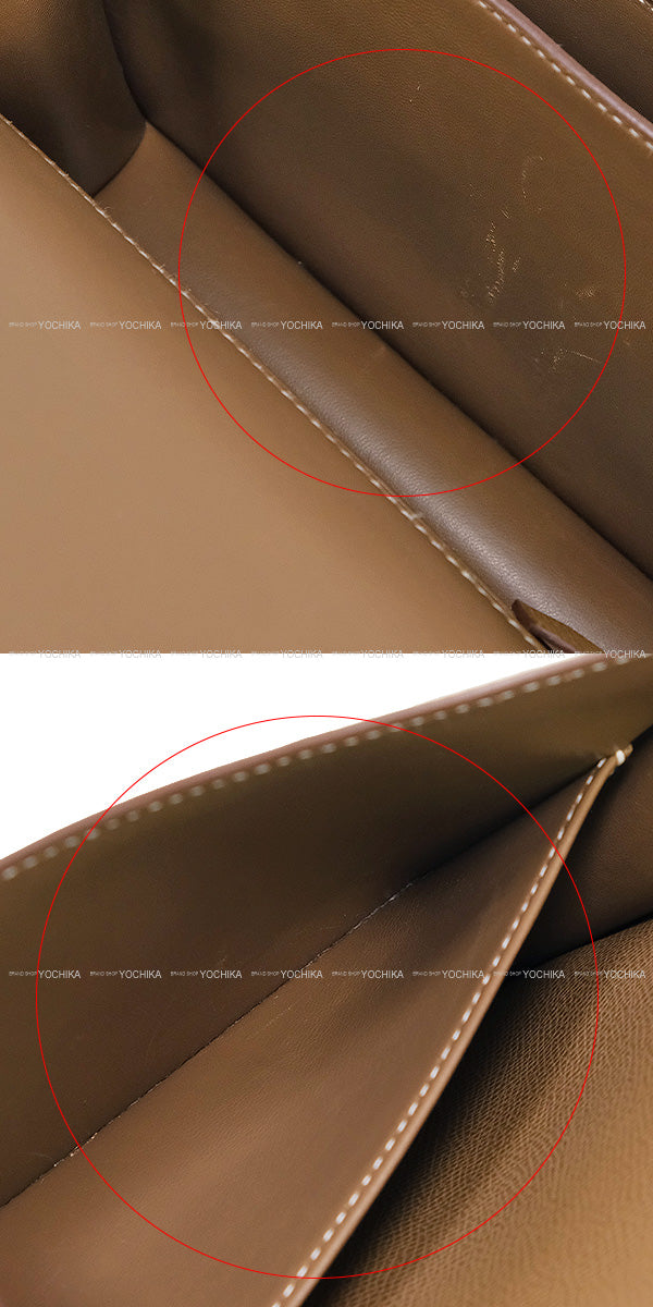 [Pre-loved] HERMES Shoulder bag Constance 3 24 MM Etoupe Veau Epsom Silver HW Stamp Y[USED SA][Authentic]