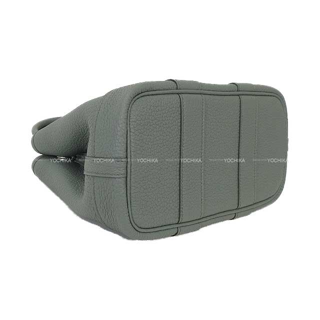 HERMES Handbag Neo Garden Party 23 Vert Amande Veau Negonda Silver HW Stamp K[BRAND NEW][Authentic]