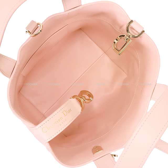 [Pre-loved] Dior tote bag Toujours Vertical Small Pink Macro Cannage Calfskin Gold HW M28350SNW-M413[LIKE NEW][Authentic]
