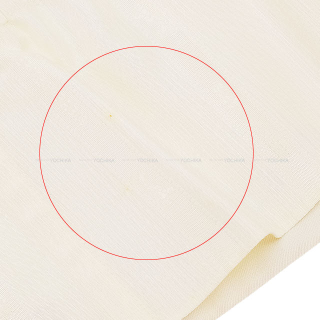 [Pre-loved] HERMES Vests Vintage Button A PROPOS DE BOTTES Ivory/Blue Silk100% #42[LIKE NEW][Authentic]