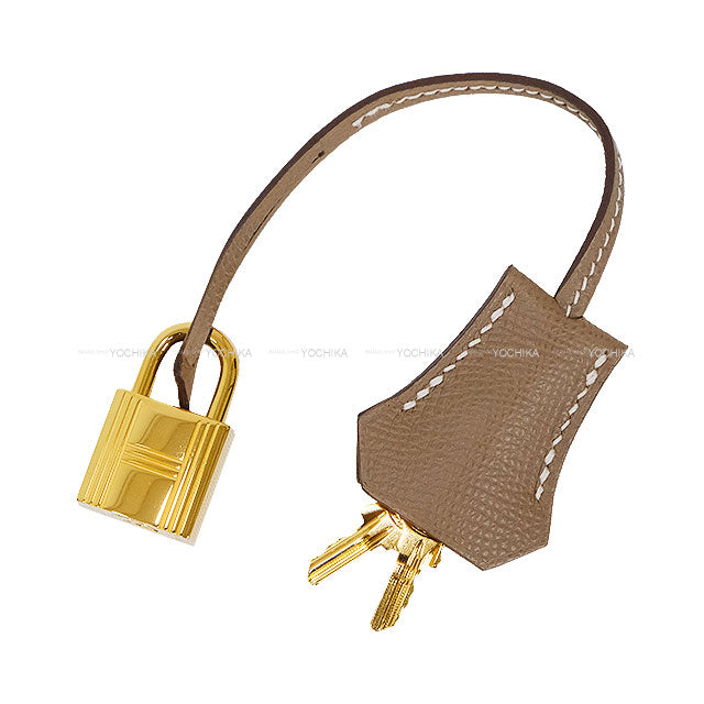 [Pre-loved] HERMES Shoulder bag Kelly25 Sellier Etoupe Veau Epsom Gold HW Stamp B[LIKE NEW][Authentic]