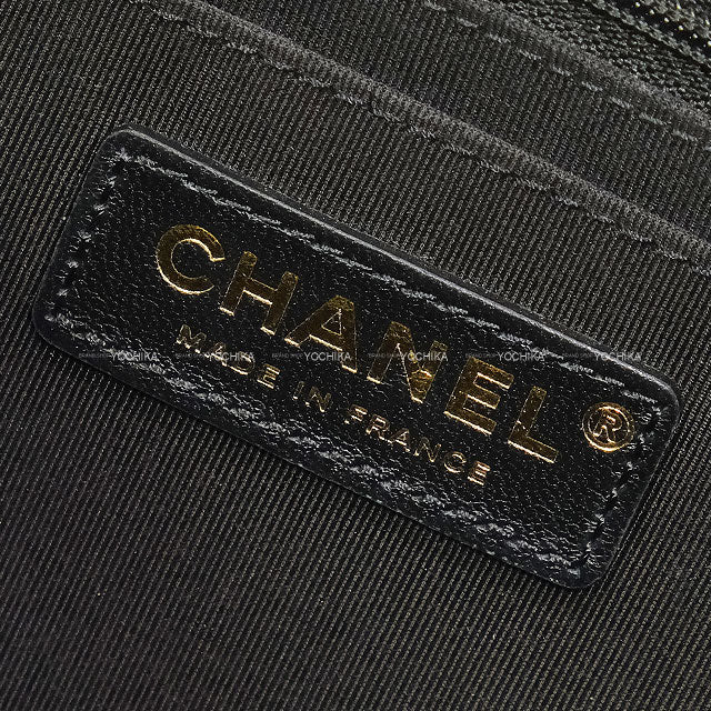 [Pre-loved] CHANEL Shoulder bag Matelasse Quilted Chain COCO Mark Houndstooth Noir (Black)/Blanc (White) Shearling Gold HW[LIKE NEW][Authentic]