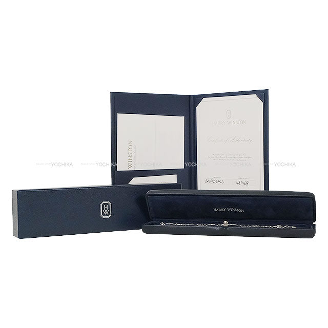 [Pre-loved] HARRY WINSTON bracelet Lily Cluster Silver PT950/Diamond 1.70ct BRDPRD6MLC 247P[USED A][Authentic]