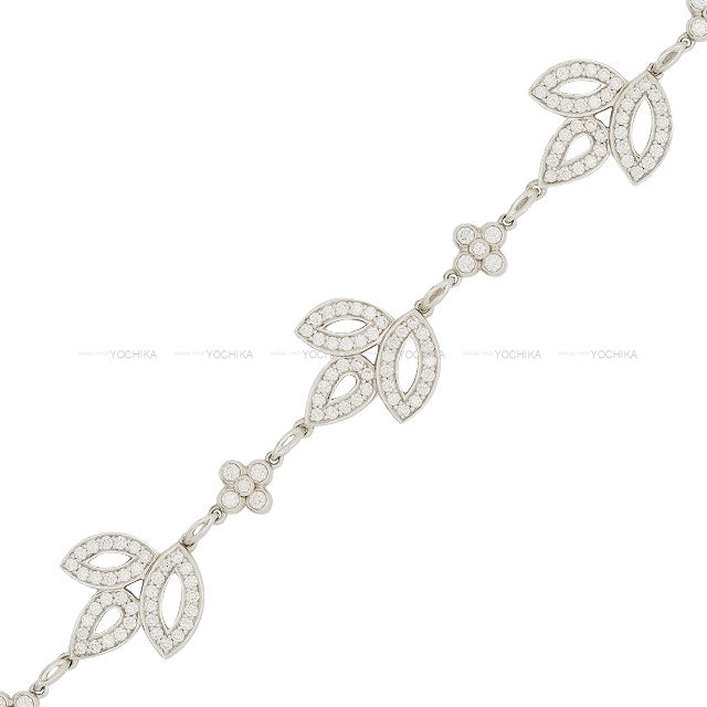[Pre-loved] HARRY WINSTON bracelet Lily Cluster Silver PT950/Diamond 1.70ct BRDPRD6MLC 247P[USED A][Authentic]
