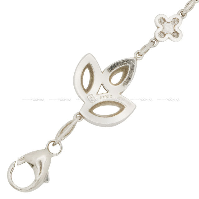 [Pre-loved] HARRY WINSTON bracelet Lily Cluster Silver PT950/Diamond 1.70ct BRDPRD6MLC 247P[USED A][Authentic]