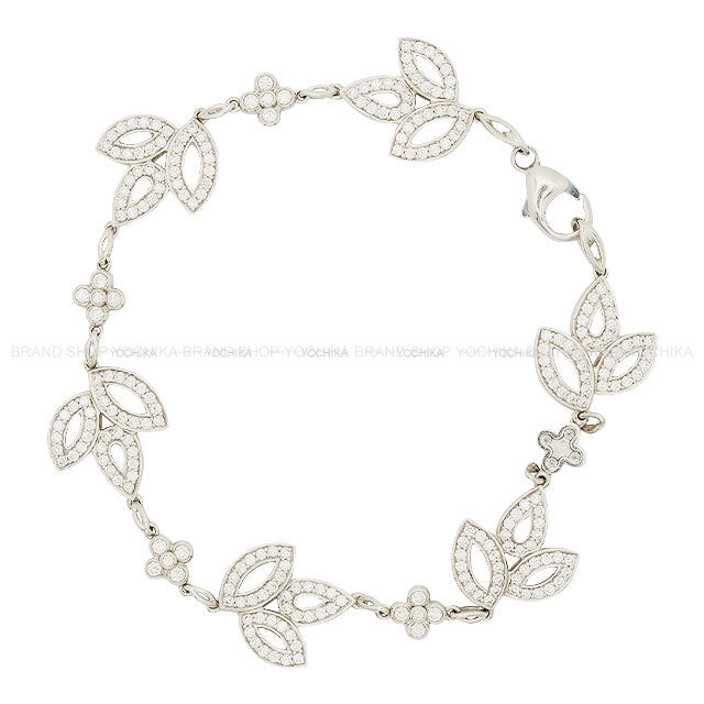 [Pre-loved] HARRY WINSTON bracelet Lily Cluster Silver PT950/Diamond 1.70ct BRDPRD6MLC 247P[USED A][Authentic]