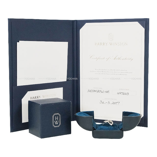 [Pre-loved] HARRY WINSTON ring Lily Cluster Silver PT950/Diamond 0.41ct #56 FRDPMQRFLC-065[USED A][Authentic]