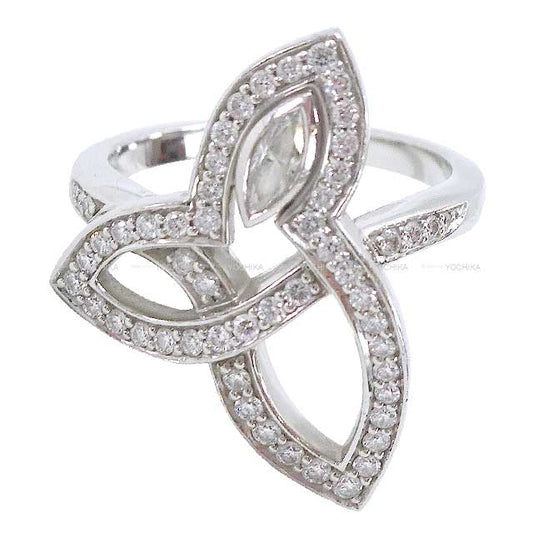 [Pre-loved] HARRY WINSTON ring Lily Cluster Silver PT950/Diamond 0.41ct #56 FRDPMQRFLC-065[USED A][Authentic]