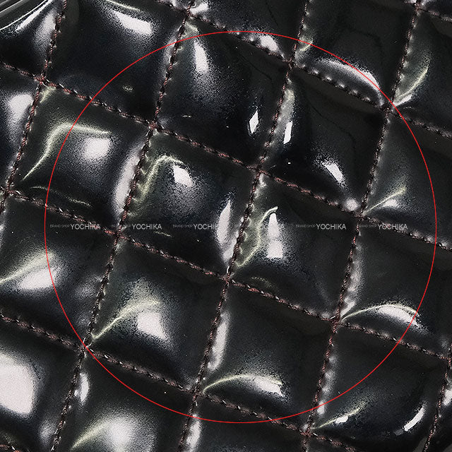 [Pre-loved] CHANEL Shoulder bag Bowling Bag Mademoiselle Matelasse Chain Noir (Black) Enamel Silver HW[USED SA][Authentic]