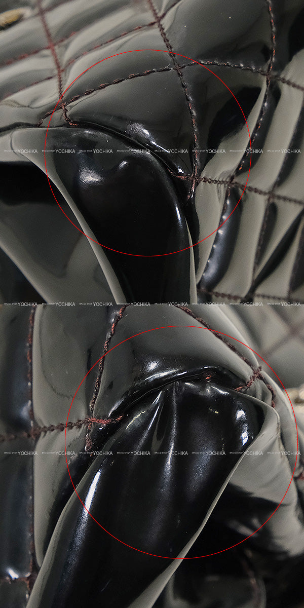 [Pre-loved] CHANEL Shoulder bag Bowling Bag Mademoiselle Matelasse Chain Noir (Black) Enamel Silver HW[USED SA][Authentic]