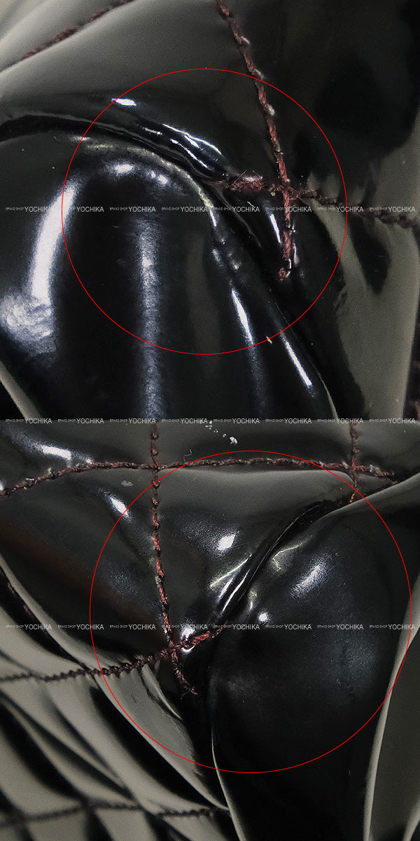 [Pre-loved] CHANEL Shoulder bag Bowling Bag Mademoiselle Matelasse Chain Noir (Black) Enamel Silver HW[USED SA][Authentic]