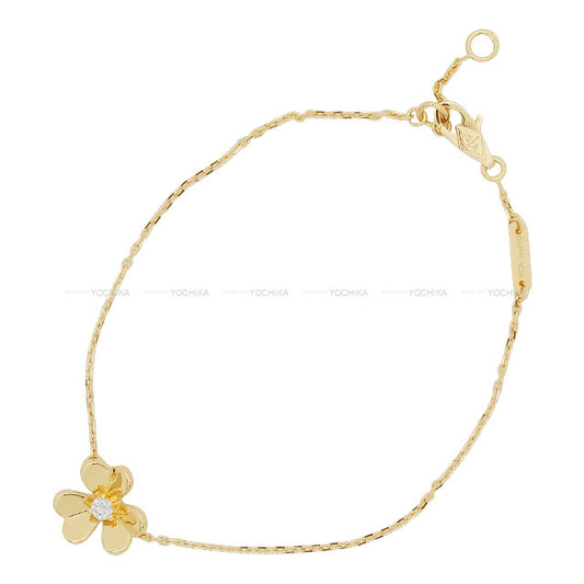 Van Cleef & Arpels bracelet Frivole Mini Model Gold K18YG/Diamond VCARPJMM00[EXCELLENT][Authentic]