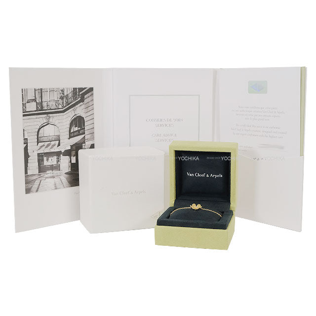 Van Cleef & Arpels bracelet Frivole Mini Model Gold K18YG/Diamond VCARPJMM00[EXCELLENT][Authentic]