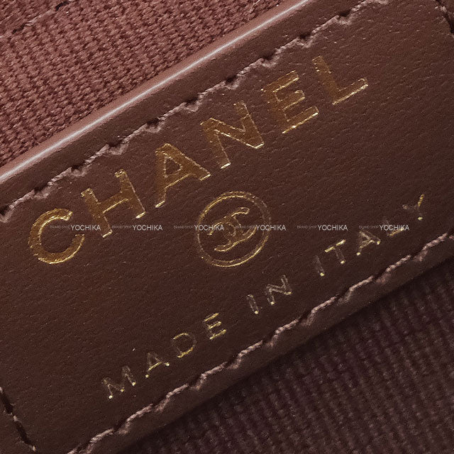 CHANEL card holder Fragment Mini Case Matelasse Coco Mark 3pocket Noir (Black)/Bordeaux Graind Calf(Caviarskin) Champagne Gold HW AP4893[BRAND NEW][Authentic]