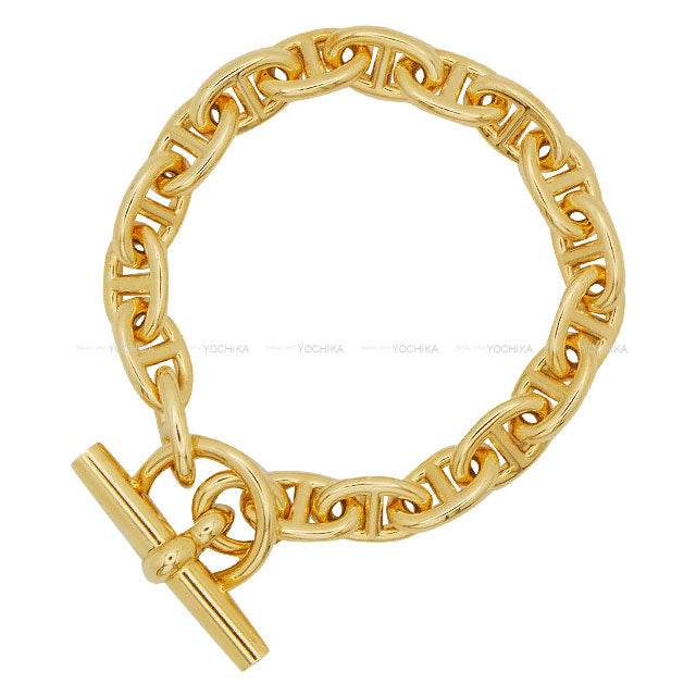 HERMES bracelet Chaine D'ancre PM 18 Links Gold K18/Au750[EXCELLENT][Authentic]