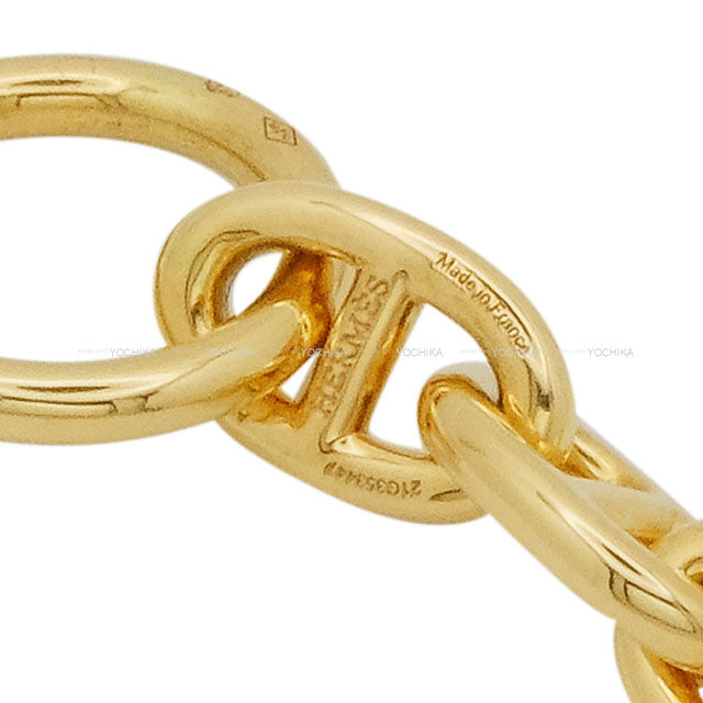 HERMES bracelet Chaine D'ancre PM 18 Links Gold K18/Au750[EXCELLENT][Authentic]