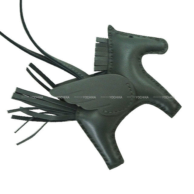 HERMES bag charm Rodeo Pegasus PM Vert Mangrove Agneau Milo/Veau Swift Stamp k[BRAND NEW][Authentic]