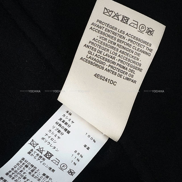 [Pre-loved] HERMES Blouson Jacket Double-Face Noir (Black) Cashmere #34 4E0241DC[LIKE NEW][Authentic]