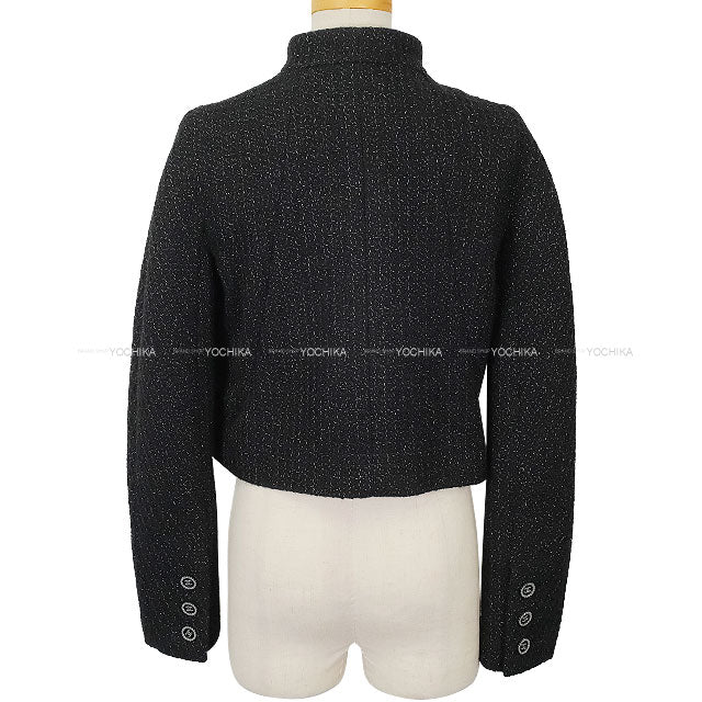 2024AW CHANEL Ladies Tweed Jacket Bow Tie Coco Button Noir (Black) Cotton/Polyester/Wool #34 P78054[BRAND NEW][Authentic]