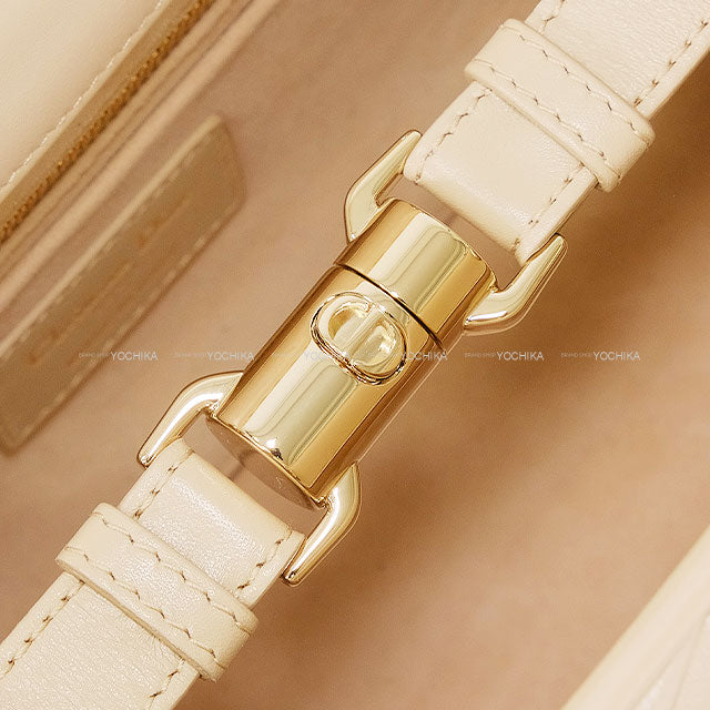 Dior Handbag Lady Dior Small 95.22 2way Cannage Beige Calfskin Gold HW[BRAND NEW][Authentic]