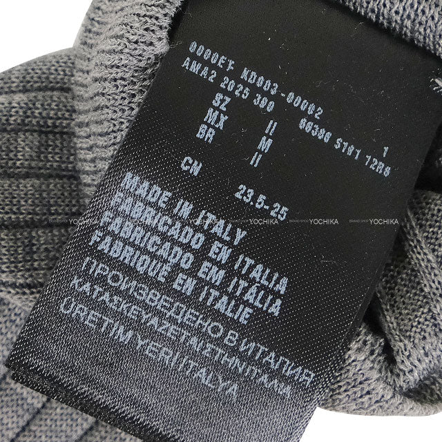 PRADA Long Socks Logo Plate Grey[BRAND NEW][Authentic]
