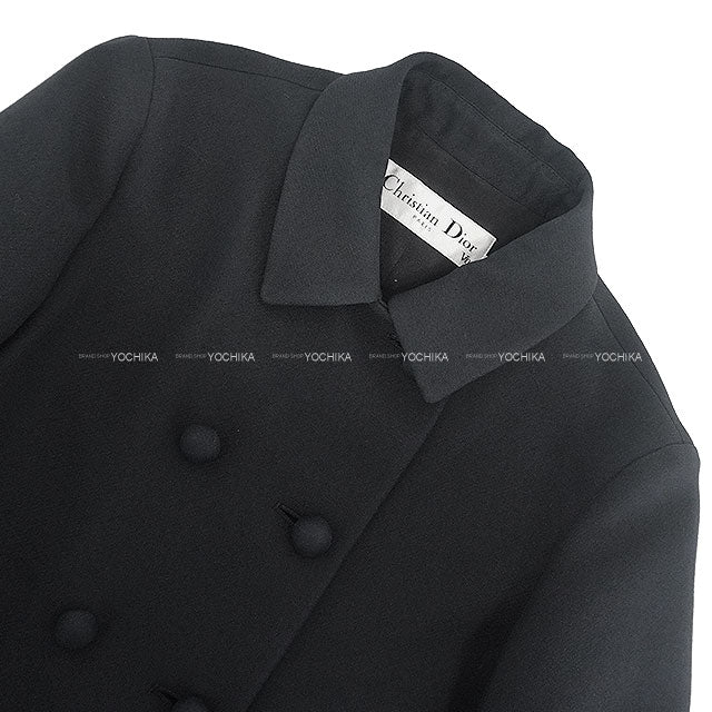 2023 SS Dior Tailored jacket Jacket W Button Noir (Black) Wool/Silk #34 221V09A1166[EXCELLENT][Authentic]