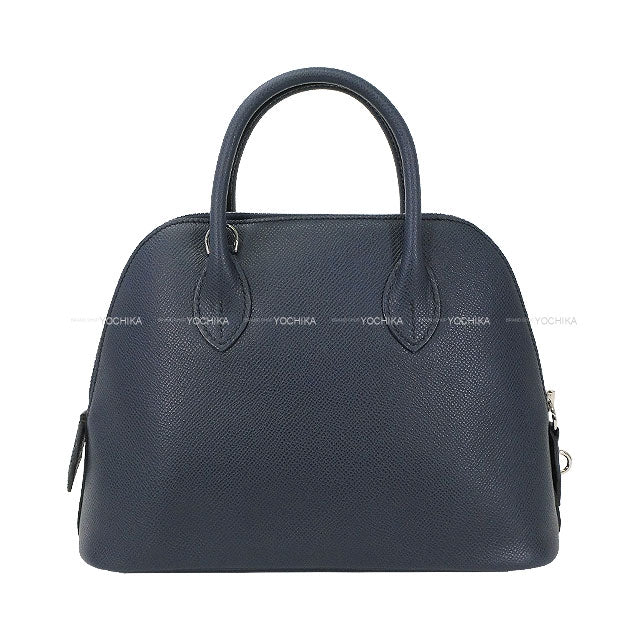 HERMES Shoulder bag Bolide1923 25 SANGLE WOOLY Blue Indigo/Rose Shocking Veau Epsom Silver HW Stamp B[EXCELLENT][Authentic]