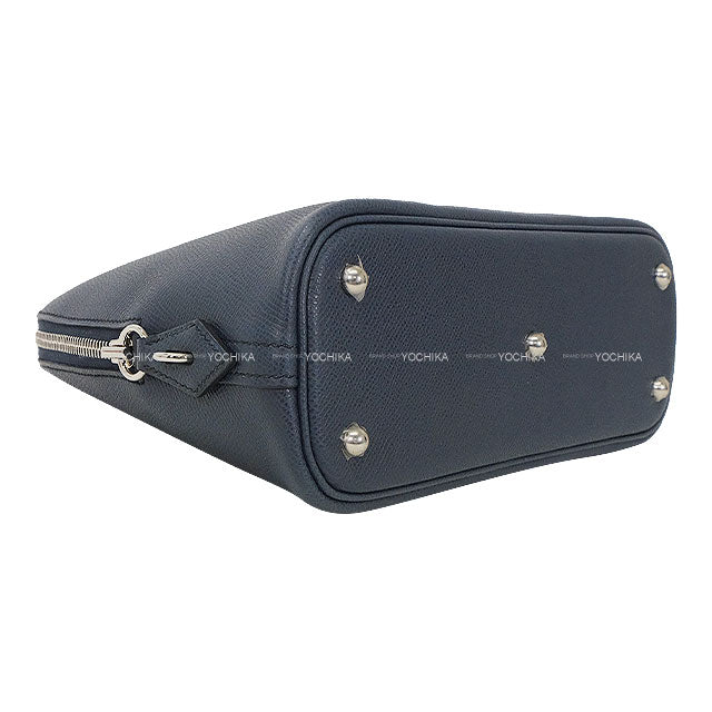 HERMES Shoulder bag Bolide1923 25 SANGLE WOOLY Blue Indigo/Rose Shocking Veau Epsom Silver HW Stamp B[EXCELLENT][Authentic]