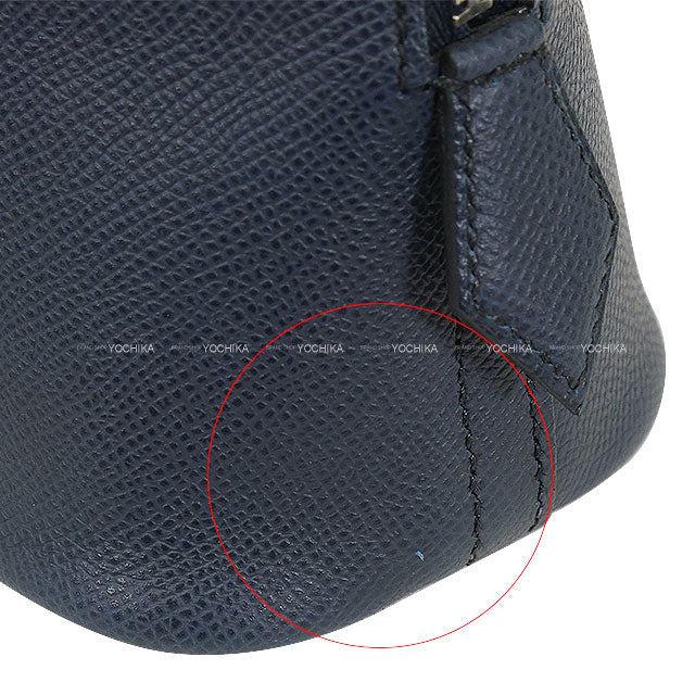 HERMES Shoulder bag Bolide1923 25 SANGLE WOOLY Blue Indigo/Rose Shocking Veau Epsom Silver HW Stamp B[EXCELLENT][Authentic]