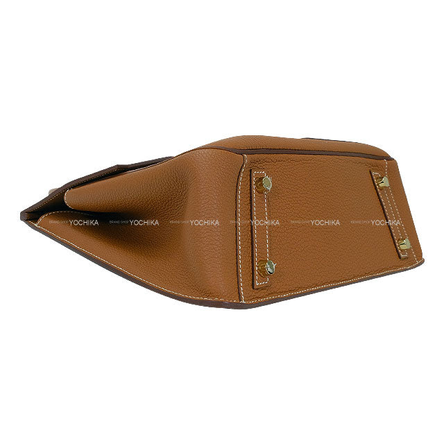 [Pre-loved] HERMES Handbag Birkin30 En Desordre Gold Veau Togo/Veau Swift/Vache Hunter Gold HW Stamp B[LIKE NEW][Authentic]