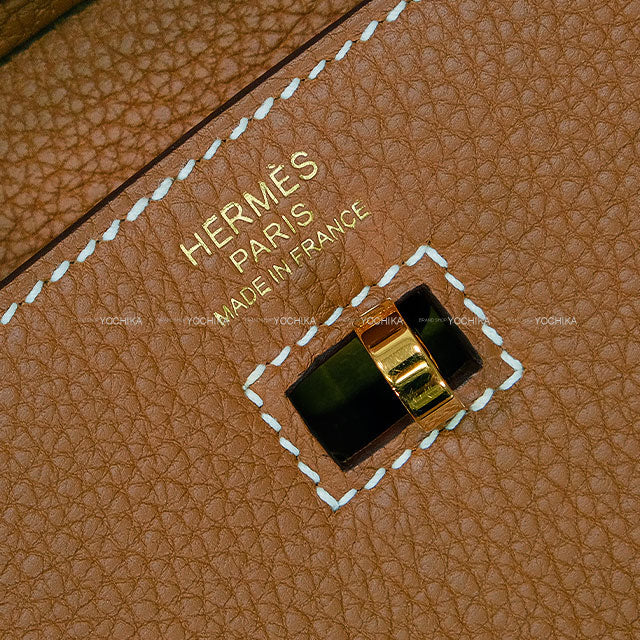 [Pre-loved] HERMES Handbag Birkin30 En Desordre Gold Veau Togo/Veau Swift/Vache Hunter Gold HW Stamp B[LIKE NEW][Authentic]