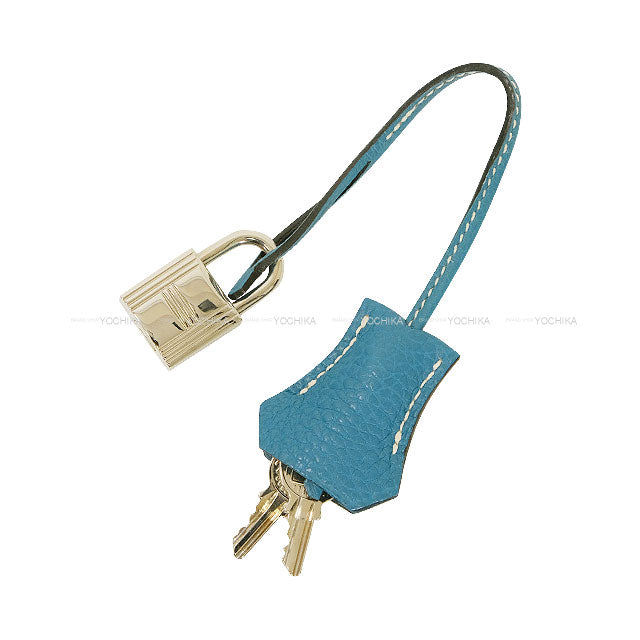 [Pre-loved] HERMES Shoulder bag Kelly28 Retourne Bleu Jean Veau Togo Silver HW Stamp □L[LIKE NEW][Authentic]