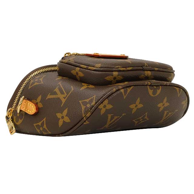 LOUIS VUITTON Shoulder bag Mini Bam bag Brown Monogram Canvas Gold HW M82335[EXCELLENT][Authentic]