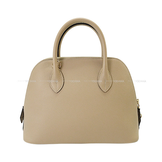 HERMES Shoulder bag Bolide1923 25 Trench Evercolor Champagne Gold HW Stamp K[EXCELLENT][Authentic]