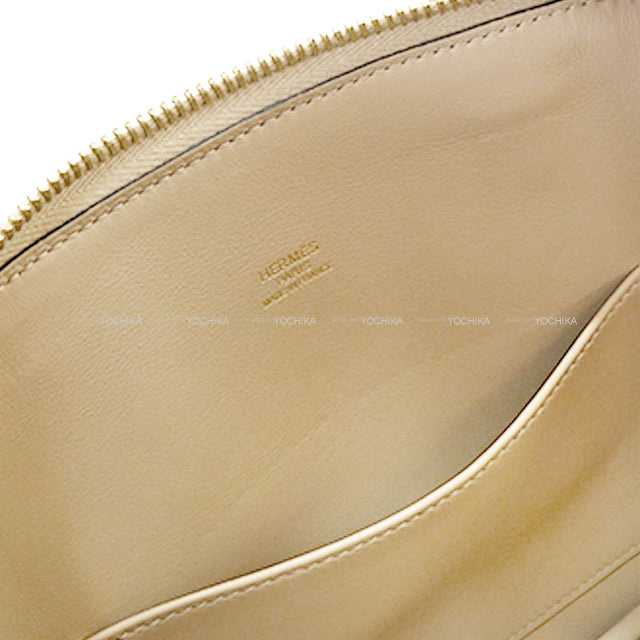 HERMES Shoulder bag Bolide1923 25 Trench Evercolor Gold HW Stamp K[EXCELLENT][Authentic]