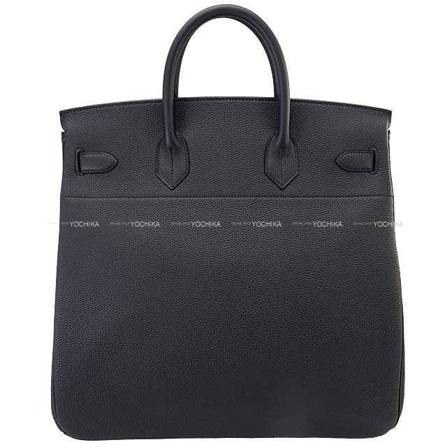 HERMES Handbag Haut a Courroies 40 Coup De Soleil Plomb/Vert Fonce