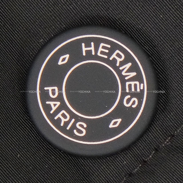 HERMES Blouson Clou de Selle Cartouche Bomber Jacket Noir (Black) Wool/Nylon #34 Silver HW[BRAND NEW][Authentic]