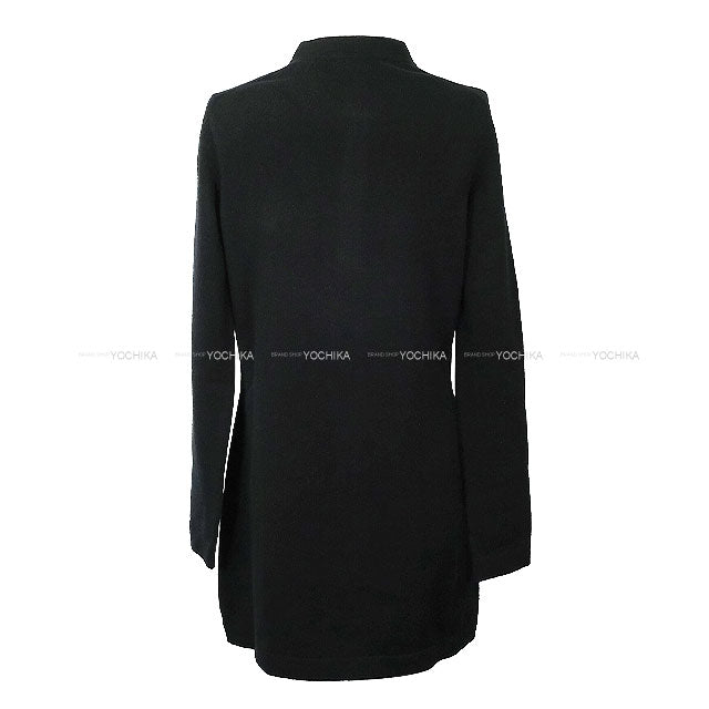 2022 CHANEL Cardigan Long Icon COCO Button Noir (Black) Cashmere