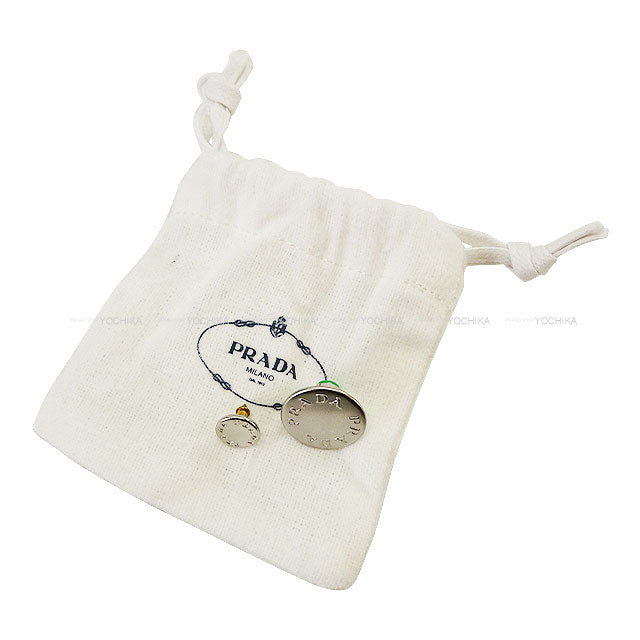 PRADA skirt Logo Plate Denim High-Rise Medium Blanc (White) Cotton #38[BRAND NEW][Authentic]