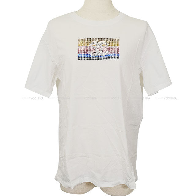 23/24 Cruise Limited Novelty CHANEL Short sleeve t shirt Pouch 23/24 Cruise Limited Novelty Set Blanc (White) Cotton M C63126[EXCELLENT][Authentic]