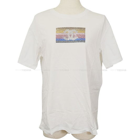 23/24 Cruise Limited Novelty CHANEL Short sleeve t shirt Pouch 23/24 Cruise Limited Novelty Set Blanc (White) Cotton M C63126[EXCELLENT][Authentic]