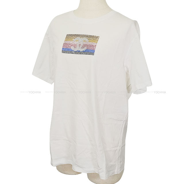 23/24 Cruise Limited Novelty CHANEL Short sleeve t shirt Pouch 23/24 Cruise Limited Novelty Set Blanc (White) Cotton M C63126[EXCELLENT][Authentic]
