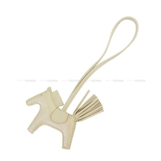 HERMES bag charm Rodeo PM So Crale Craie Agneau Milo Stamp K[BRAND NEW][Authentic]