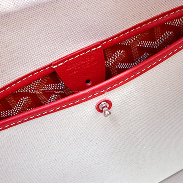 GOYARD tote bag Artois PM Red PVC coated canvas/Cow Leather[BRAND NEW][Authentic]