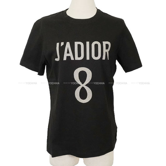 [Pre-loved] Dior Short sleeve t shirt Ladies J’A DIOR 8 Noir (Black) Cotton/Linen #S 213T03TC001[LIKE NEW][Authentic]