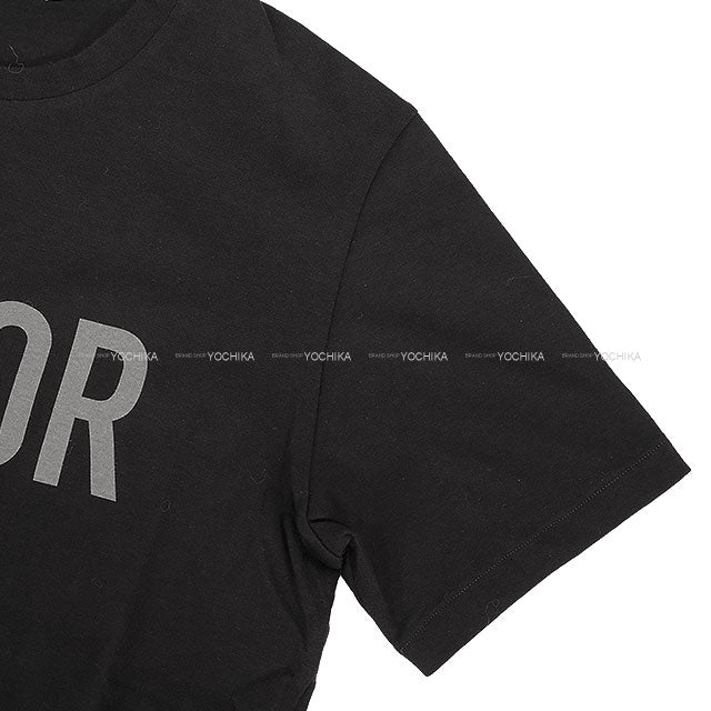 [Pre-loved] Dior Short sleeve t shirt Ladies J’A DIOR 8 Noir (Black) Cotton/Linen #S 213T03TC001[LIKE NEW][Authentic]
