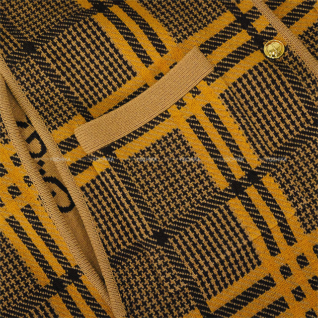 [Pre-loved] GUCCI Poncho Reversible Logo With Hood Cape coat Beige/Brown Wool/Nylon/Polyurethane Gold HW 699876[LIKE NEW][Authentic]