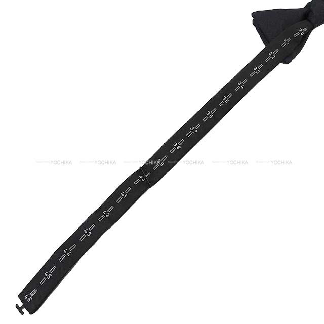 HERMES Bow Tie FACONNEE UP SIDE DOWN Noir (Black) Silk100%[BRAND NEW][Authentic]