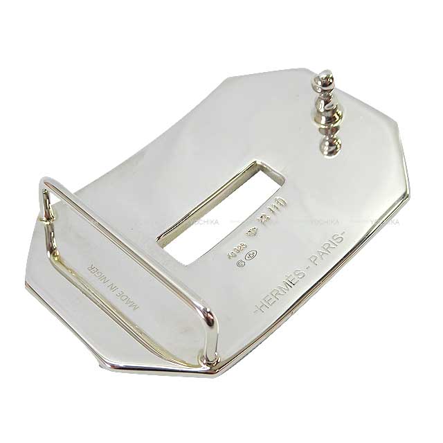 [Pre-loved] HERMES Belt Buckle Neo Tuareg 34mm Silver925 (SV925 Ag925) Silver HW[LIKE NEW][Authentic]